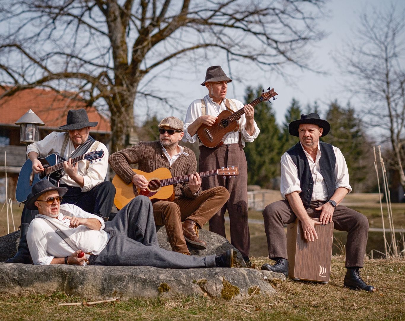 Woidbluad – Bandfoto im Bayerischen Wald